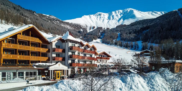 Tyrolské Alpy: 4* hotel pri zjazdovke, polpenzia, wellness a detský program