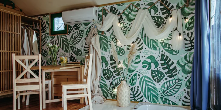 Glamping pri jazere Jamno a pri Balte: bez jedla alebo s raňajkami, množstvo aktivít aj domčeky s vlastným wellness