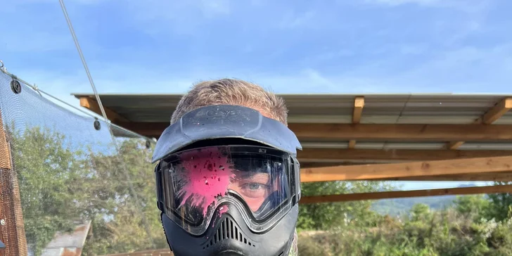 Trojhodinová adrenalínová paintball prestrelka a plnou výbavou pri Považskej Bystrici