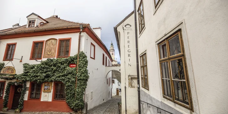 Romantický pobyt v centre Českého Krumlova s raňajkami a Proseccom