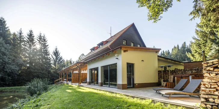 Pobyt na južných Čechách: polpenzia 120-minútový vstup do wellness