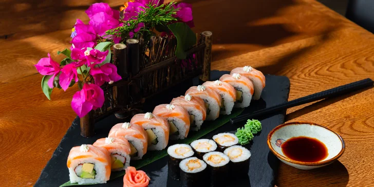 Rozmanité sushi sety pre jednu alebo dve osoby