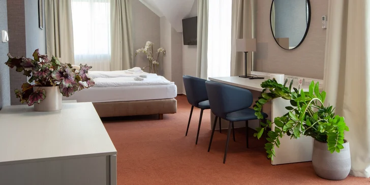 Romantika v Ml. Boleslavi pri Českém raji: raňajky, wellness aj izby so súkromnou vírivkou a saunou