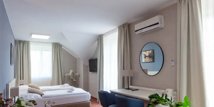 Romantika v Ml. Boleslavi pri Českém raji: raňajky, wellness aj izby so súkromnou vírivkou a saunou