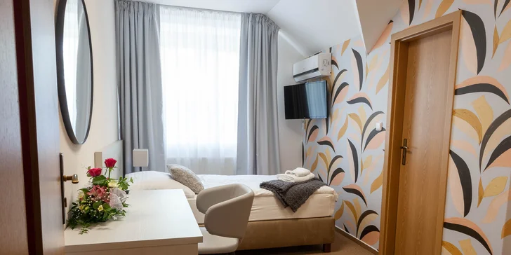 Romantika v Ml. Boleslavi pri Českém raji: raňajky, wellness aj izby so súkromnou vírivkou a saunou