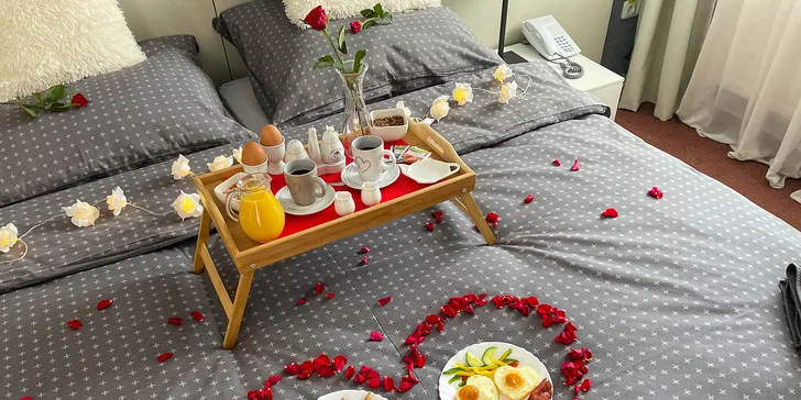 Romantika v Ml. Boleslavi pri Českém raji: raňajky, wellness aj izby so súkromnou vírivkou a saunou