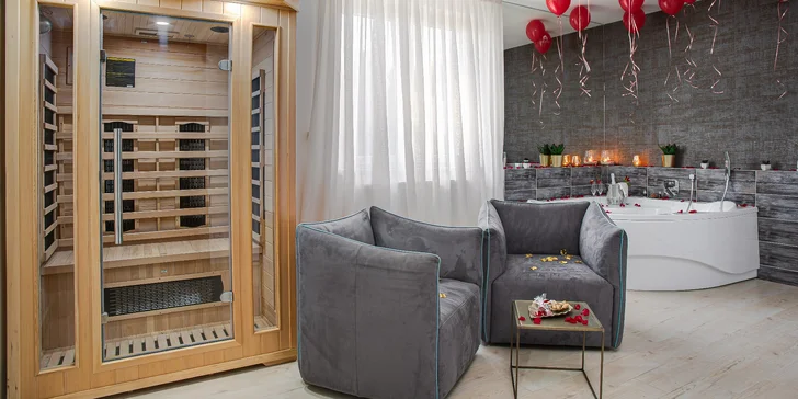 Romantika v Ml. Boleslavi pri Českém raji: raňajky, wellness aj izby so súkromnou vírivkou a saunou