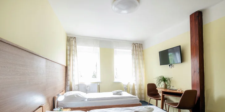 Pobyt v hoteli neďaleko Prahy s raňajkami a poctivou reštauráciou