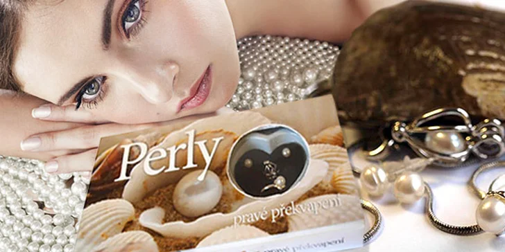 12,99 eur za perlu prianí z perlorodky s príveskom, náušnicami a prsteňom. Obdarujete svoju lásku mystickou perlou. Romantický valentínský darček!