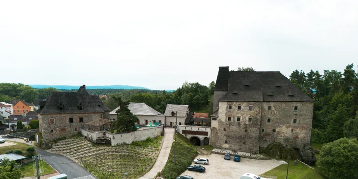 Pobyt na hrade Vildštejn pre pár aj rodinu: strava, prehliadka aj degustačná večera