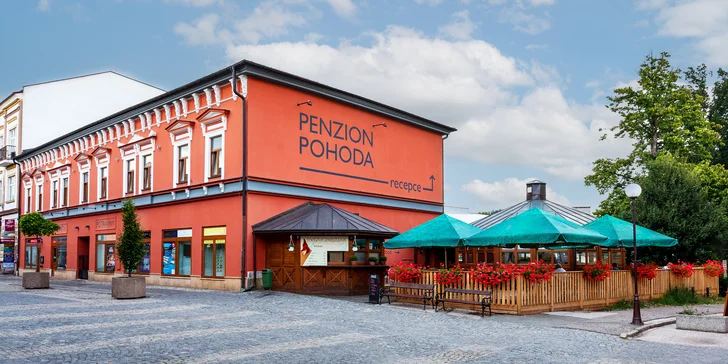 Moderný penzión v historickom centre Trutnova: jedlo aj najväčšia posteľ v ČR