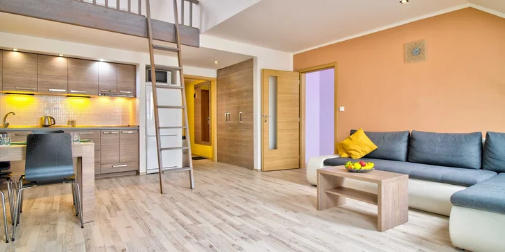 Pobyt v moderných apartmánoch v centre Hradca Králové s možnosťou raňajok