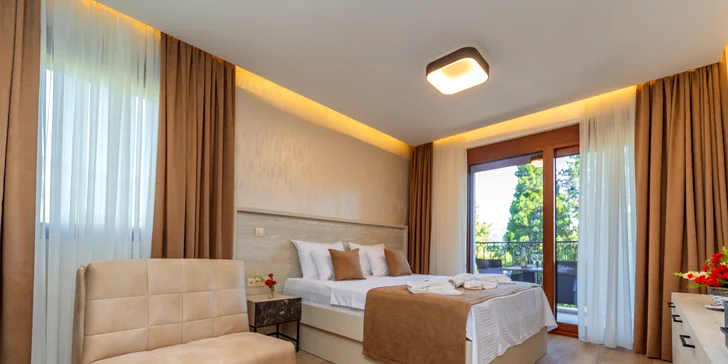 Luxusné apartmány v Petrovaci: vonkajší bazén, skvelá poloha kúsok od pláže