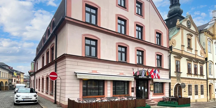 Pohoda v centre Českej Třebovej s bohatými raňajkami pre 1 alebo 2 osoby