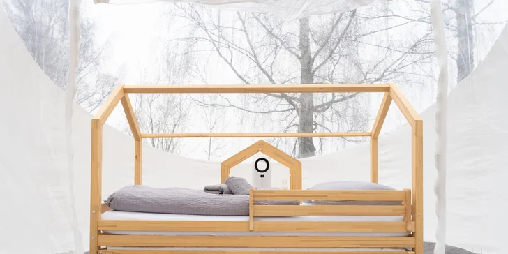Parádny glamping V bublině: neobmedzený relax v saune a výhľad na hviezdy