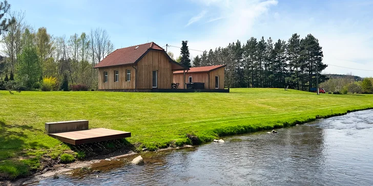 Wellness apartmán na hranici národného parku Brdy s vonkajšou vírivkou aj infrasaunou