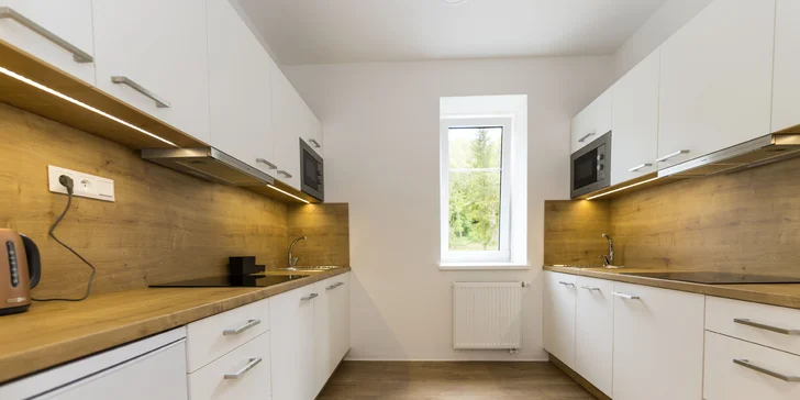 Izba alebo moderný apartmán v Jeseníkoch, s raňajkami alebo polpenziou aj vybavenou kuchynkou