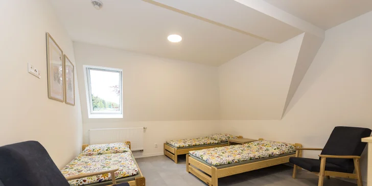 Izba alebo moderný apartmán v Jeseníkoch, s raňajkami alebo polpenziou aj vybavenou kuchynkou