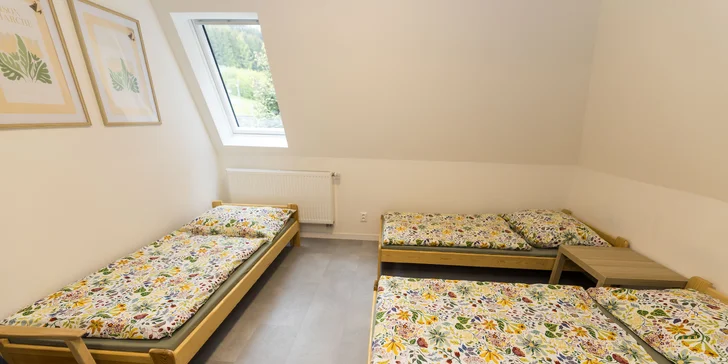 Izba alebo moderný apartmán v Jeseníkoch, s raňajkami alebo polpenziou aj vybavenou kuchynkou