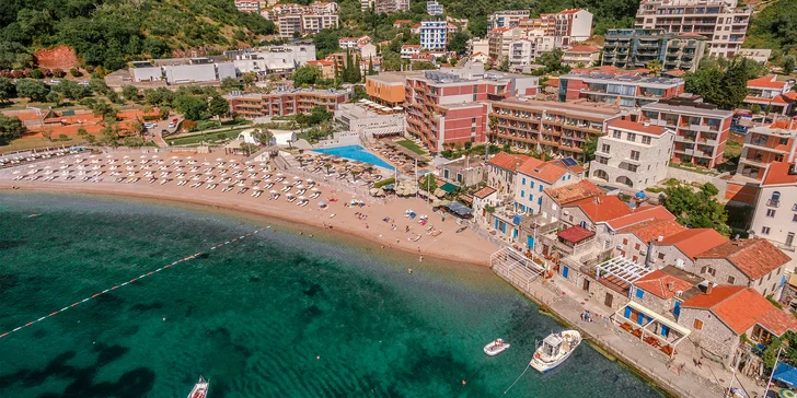 Čierna Hora - Sveti Stefan: plne vybavené apartmány až pre 6 osôb len kúsok od mora