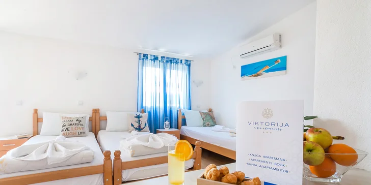 Dovolenka v Čiernej Hore: vybavené apartmány kúsok od mora až pre 5 osôb