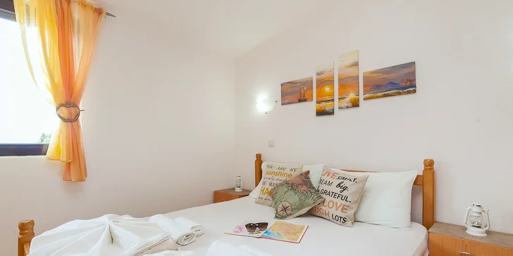Dovolenka v Čiernej Hore: vybavené apartmány kúsok od mora až pre 5 osôb