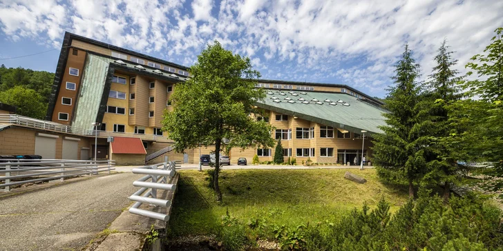 Pobyt v Krkonošiach: polpenzia s nápojmi pri večeri a neobmedzený wellness