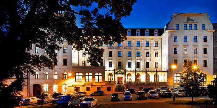 Relaxačný pobyt v Clarion Grandhoteli Zlatý Lev**** v srdci Liberca: raňajky alebo polpenzia aj wellness