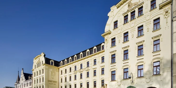 Relaxačný pobyt v Clarion Grandhoteli Zlatý Lev**** v srdci Liberca: raňajky alebo polpenzia aj wellness