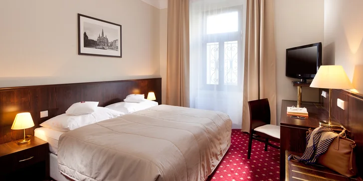 Relaxačný pobyt v Clarion Grandhoteli Zlatý Lev**** v srdci Liberca: raňajky alebo polpenzia aj wellness