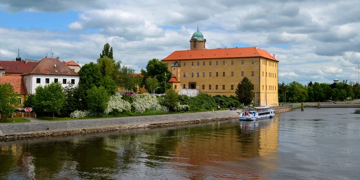 Pobyt v kúpeľnom meste Poděbrady: raňajky, gurmánsky balíček aj privátne wellness