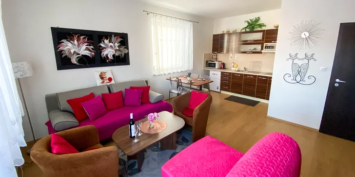 Štýlové apartmány kúsok od termálneho kúpaliska Podhájska