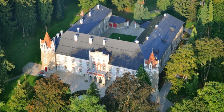 Rozprávka v 5* Chateau Herálec: raňajky a wellness neobmedzene, na výber aj gurmánsky pobyt