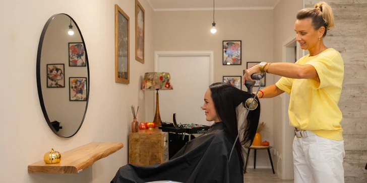Dámsky strih alebo strih s farbením v Hair by Dušana