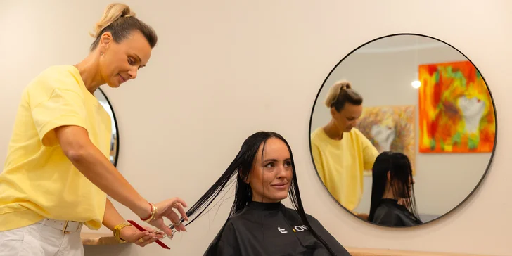 Dámsky strih alebo strih s farbením v Hair by Dušana