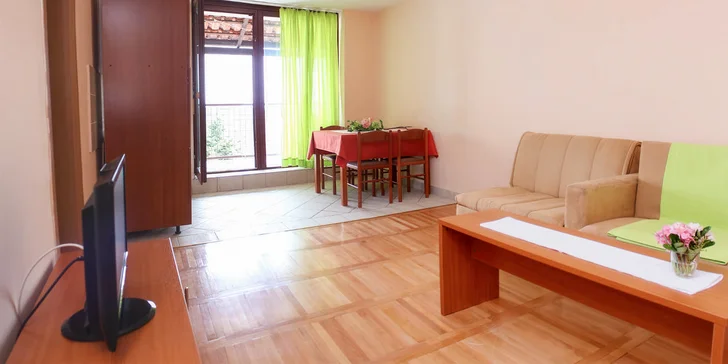 Istria a záliv Duga Uvala: apartmány 250 m od pláže, v dosahu NP Brijuni aj historickej Puly