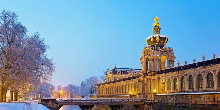 Čarovné adventné Drážďany: Zwinger, Semperova opera a najstarší vianočný trh v Nemecku