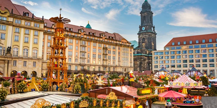 Čarovné adventné Drážďany: Zwinger, Semperova opera a najstarší vianočný trh v Nemecku