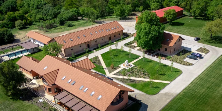 Historická kúria na skok od Slnečných jazier s možnosťou polpenzie a privátneho wellness