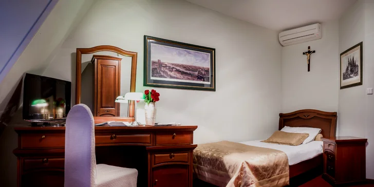 4* hotel s raňajkami a možnosťou sauny v historickom centre Wrocławi