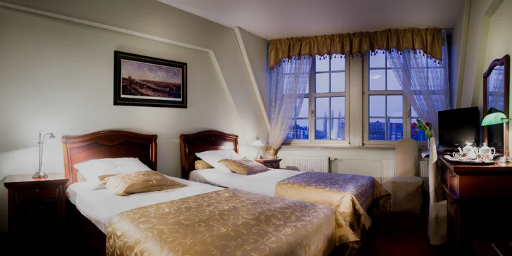 4* hotel s raňajkami a možnosťou sauny v historickom centre Wrocławi