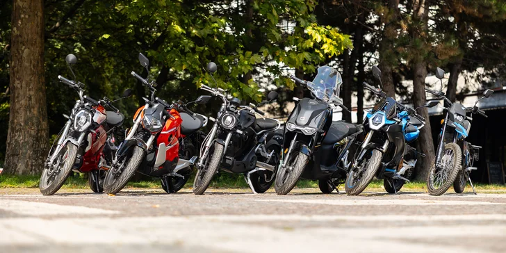 Prenájom elektrického motocykla pre vodičák sk. B na 24 hodín či víkend