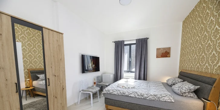 Relax v Krkonošiach: izba alebo apartmán s privátnou vírivkou, saunou a raňajkami