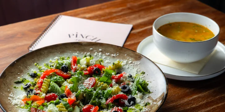 Denné menu podľa aktuálnej ponuky pre 1 osobu v Pinch bistro