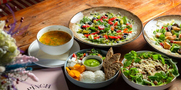 Denné menu podľa aktuálnej ponuky pre 1 osobu v Pinch bistro