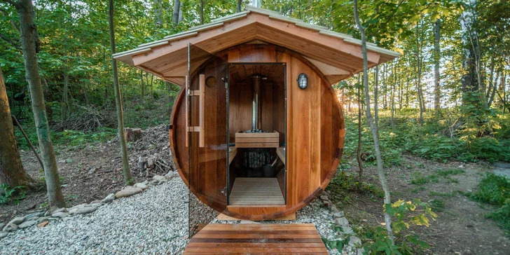Treehouse v obci Dolní Morava: privátna vírivka, fínska sauna aj gril až pre 4 os.
