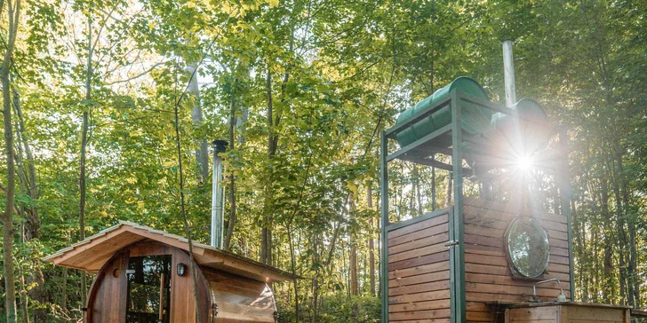 Treehouse v obci Dolní Morava: privátna vírivka, fínska sauna aj gril až pre 4 os.