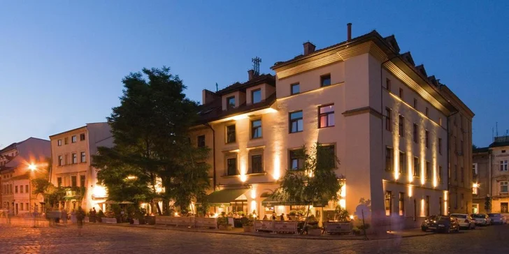 Boutique hotel v židovskej štvrti Kazimierz na skok od centra Krakova s raňajkami či polpenziou
