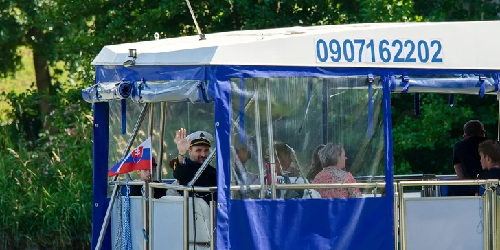 Okružná plavba po Váhu, romantika pre dvoch aj vyhliadková plavba pre 12 osôb