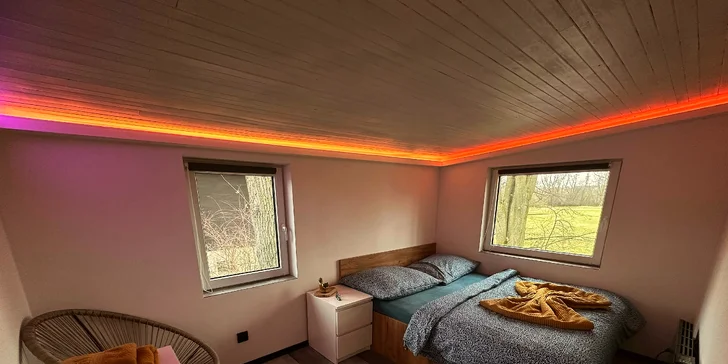 Pobyt vo vybavenej wellness chate s fínskou saunou